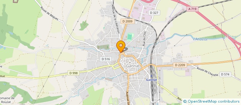localisation de l'entreprise LE PETIT ZINC à GANNAT