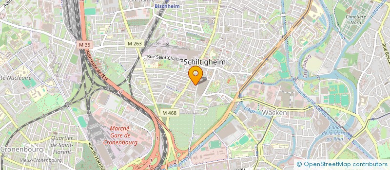 localisation de l'entreprise LE PETITBOURG  SCHILTIGHEIM