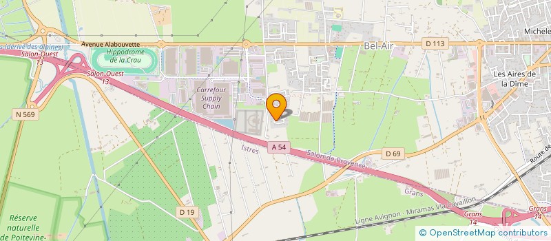 localisation de l'entreprise LE PETRIN  SALON-DE-PROVENCE