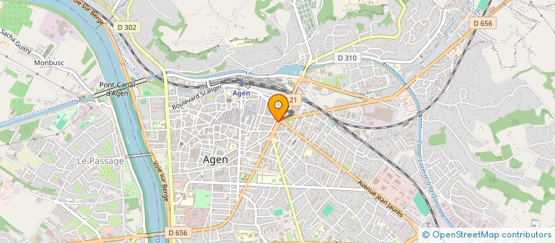 localisation de l'entreprise LE PETRIN AGENAIS  AGEN