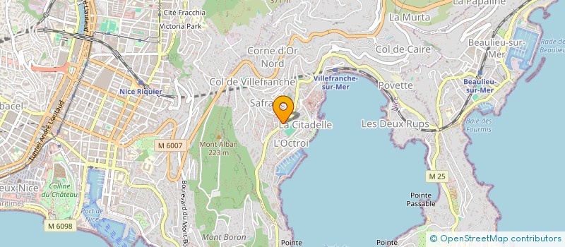 localisation de l'entreprise LE PETRIN BIO  VILLEFRANCHE-SUR-MER