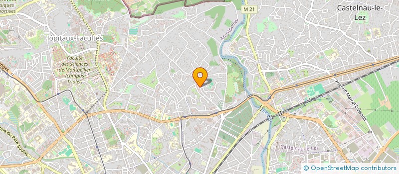 localisation de l'entreprise LE PETRIN D'AMANDIN à MONTPELLIER