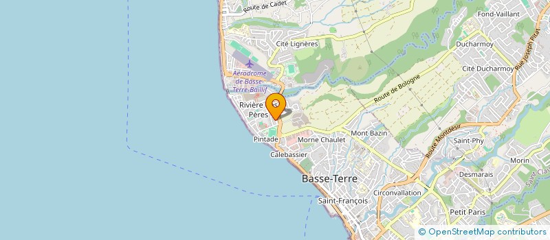 localisation de l'entreprise LE PETRIN D'OR à BASSE-TERRE