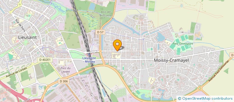 localisation de l'entreprise LE PETRIN D'OR  MOISSY-CRAMAYEL