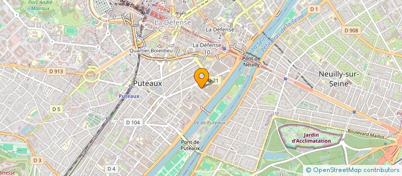 localisation de l'entreprise LE PETRIN DE L'ARCHE à PUTEAUX
