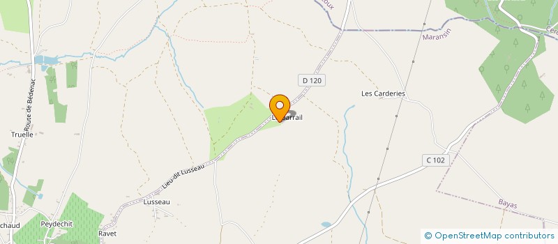 localisation de l'entreprise LE PETRIN DE L'ISLE  SAINT-CHRISTOPHE-DE-DOUBLE