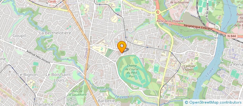 localisation de l'entreprise LE PETRIN DE LA BOISSIERE à NANTES
