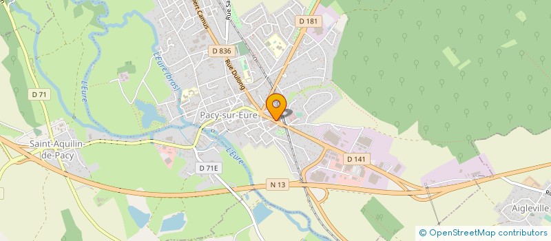 localisation de l'entreprise LE PETRIN DE PACY à PACY-SUR-EURE