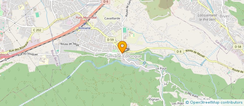 localisation de l'entreprise LE PETRIN DE SIMIANE  SIMIANE-COLLONGUE
