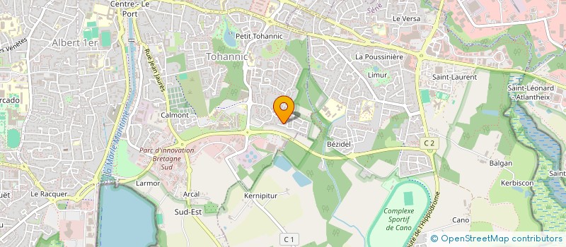 localisation de l'entreprise LE PETRIN DORE à VANNES