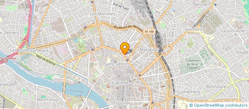 localisation de l'entreprise LE PETRIN DU CRISTAL à TOULOUSE