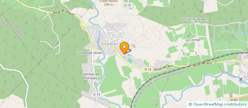 localisation de l'entreprise LE PETRIN PROVENCAL à LES ARCS