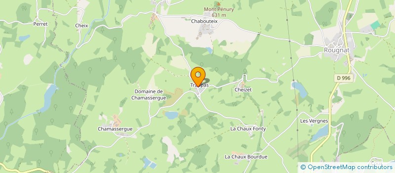 localisation de l'entreprise LE PEUP'LIE  ROUGNAT