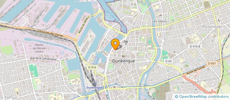 localisation de l'entreprise LE PEUPLE à DUNKERQUE