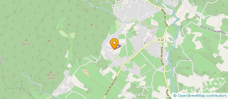 localisation de l'entreprise LE PEUPLE DE FRANCE (PDF)  COTIGNAC