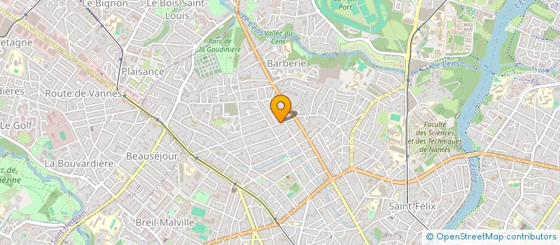 localisation de l'entreprise LE PEUPLE DE L'ERDRE à NANTES