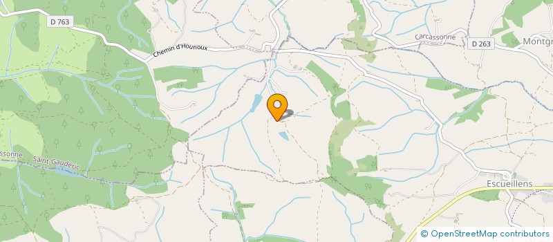 localisation de l'entreprise LE PEUPLE DU REVE  ESCUEILLENS-ST-JUST-BELENGARD