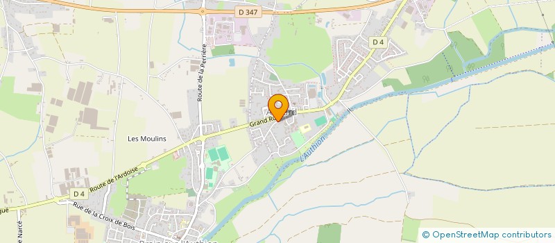 localisation de l'entreprise LE PEUPLE UNI  TRELAZE