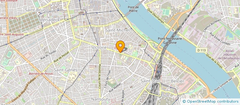 localisation de l'entreprise LE PEY BERLAND  BORDEAUX