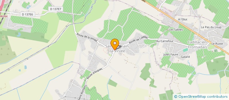 localisation de l'entreprise LE PEY-MAROUAT  LORMONT