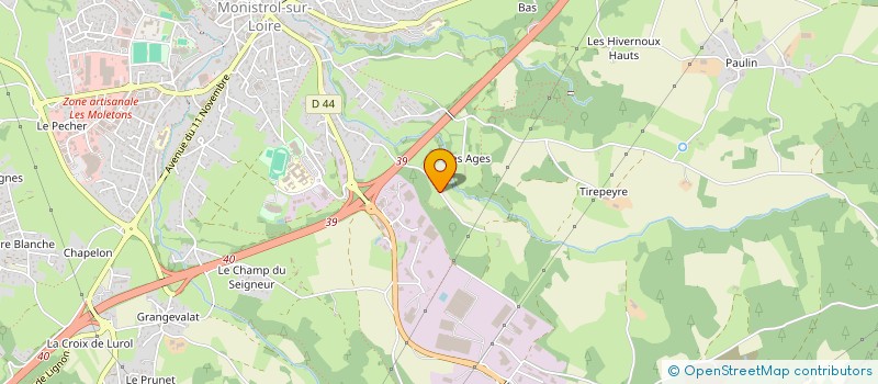 localisation de l'entreprise LE PEYCHER  MONISTROL-SUR-LOIRE