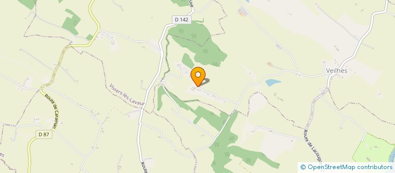 localisation de l'entreprise LE PEYRE DU MILIEU  VEILHES