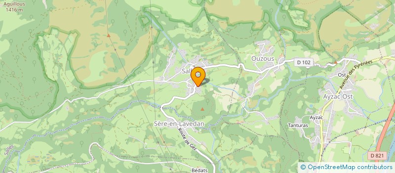 localisation de l'entreprise LE PEYREY  SALLES