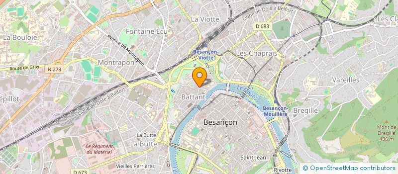localisation de l'entreprise LE PHALLEN à BESANCON