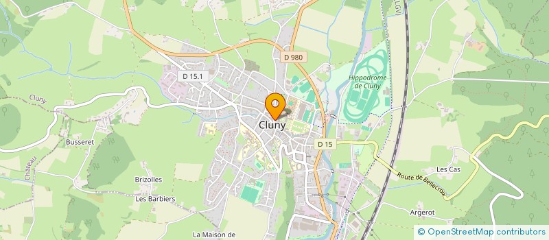 localisation de l'entreprise LE PHARE à CLUNY