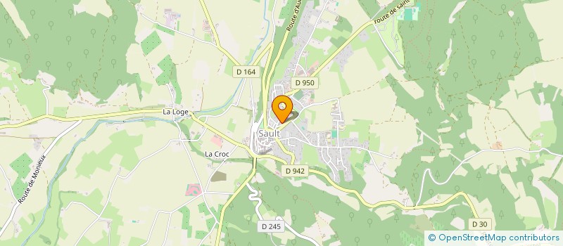 localisation de l'entreprise LE PHARE A LUCIOLES à SAULT