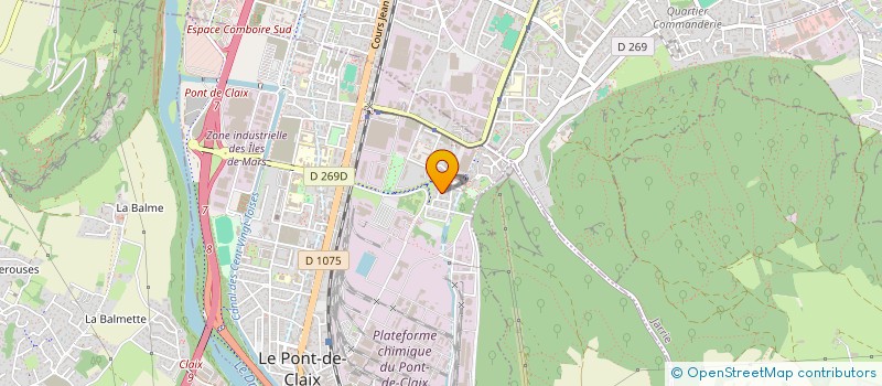 localisation de l'entreprise LE PHARE- BM CONSEIL PREVENTION  LE PONT-DE-CLAIX