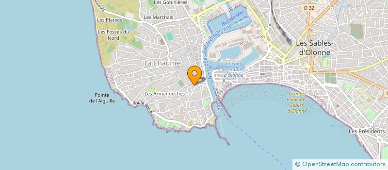 localisation de l'entreprise LE PHARE BOREAL à LES SABLES D'OLONNE