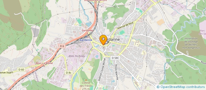 localisation de l'entreprise LE PHARE D'ORIENT à GARDANNE