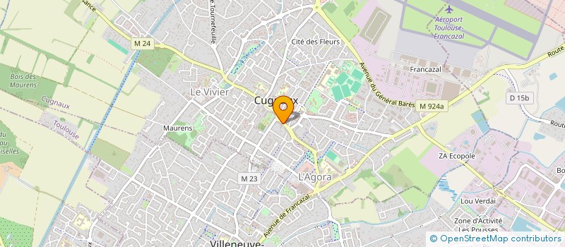 localisation de l'entreprise LE PHARE DE L'OPTIQUE à CUGNAUX