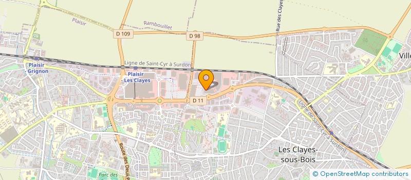 localisation de l'entreprise LE PHARE SAINT LOUIS V  LES CLAYES-SOUS-BOIS