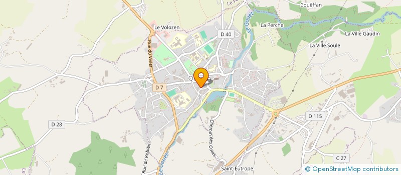 localisation de l'entreprise LE PHEBUS à QUINTIN