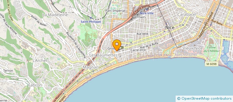 localisation de l'entreprise LE PHENICIA à NICE