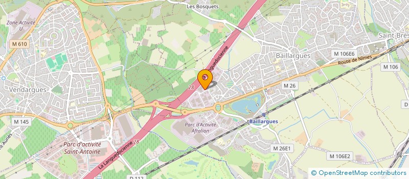 localisation de l'entreprise LE PHENICIEN à BAILLARGUES