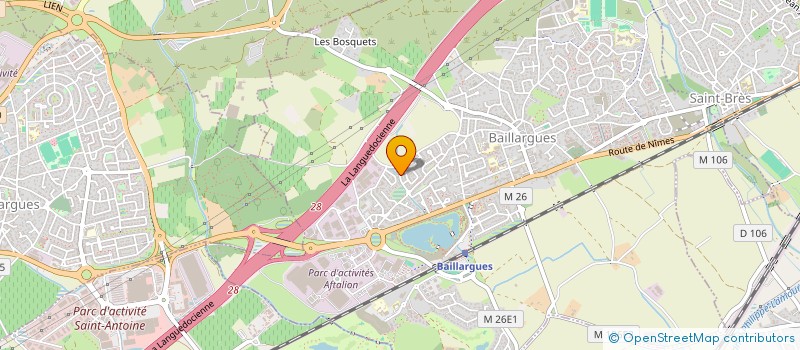 localisation de l'entreprise LE PHENICIEN à BAILLARGUES