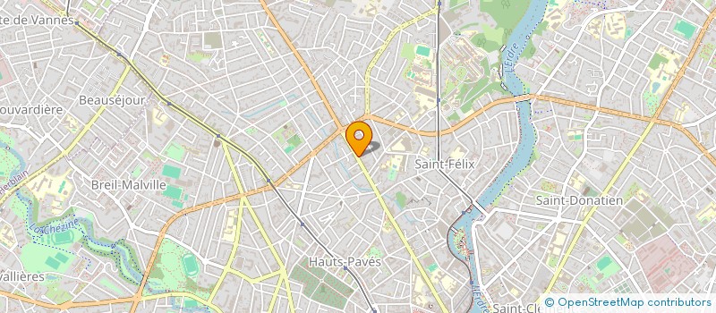 localisation de l'entreprise LE PHENIX à NANTES