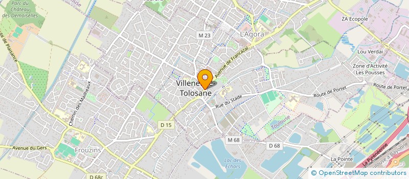 localisation de l'entreprise LE PHENIX à VILLENEUVE-TOLOSANE