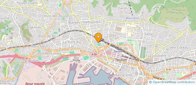 localisation de l'entreprise LE PHENIX à TOULON