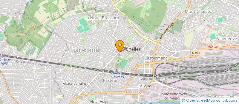 localisation de l'entreprise LE PHENIX à CHELLES