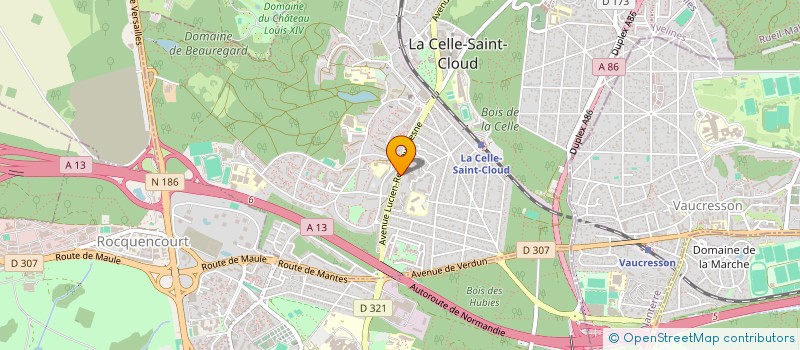 localisation de l'entreprise LE PHENIX à LA CELLE-SAINT-CLOUD