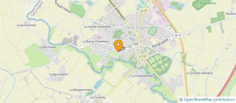 localisation de l'entreprise LE PHENIX à SAINT-FULGENT