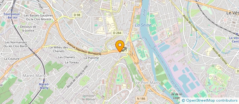 localisation de l'entreprise LE PHENIX  LE PECQ