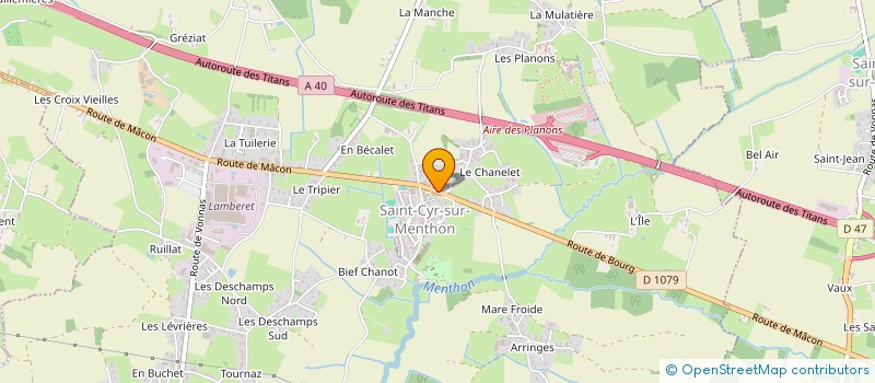 localisation de l'entreprise LE PHENIX à SAINT-CYR-SUR-MENTHON