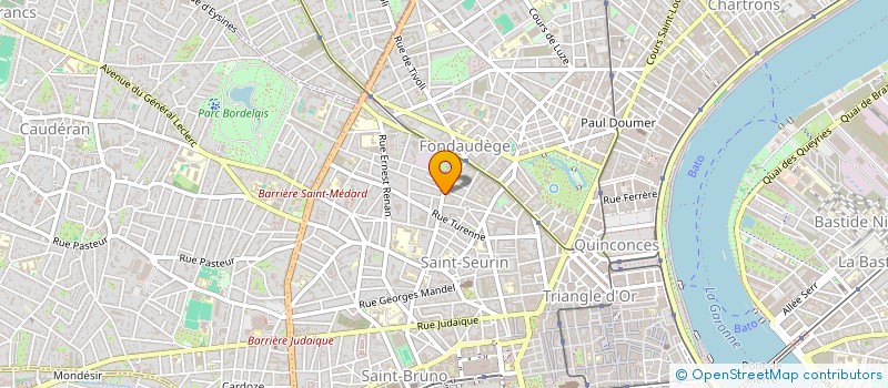 localisation de l'entreprise LE PHENIX à BORDEAUX