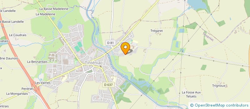 localisation de l'entreprise LE PHENIX  TINTENIAC