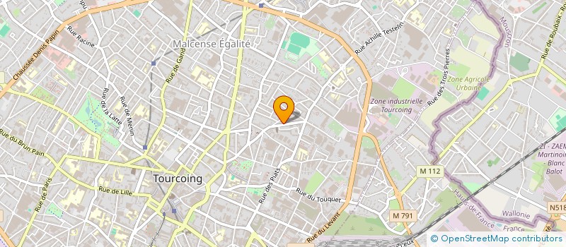 localisation de l'entreprise LE PHENIX  TOURCOING